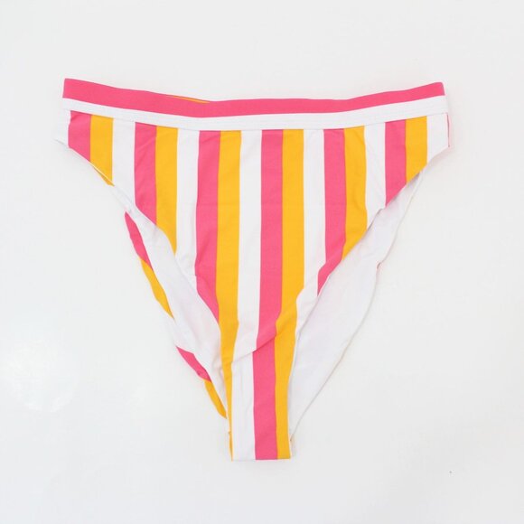 Dippin Daisys Ultra Hibiscus Beach Stripe Bikini Bottom - Picture 1 of 4